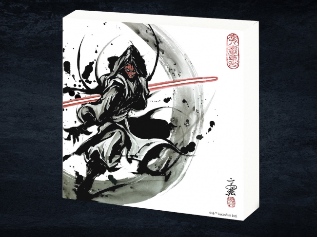こうじょう雅之 武人画 『スター・ウォーズ』ファブリックボードで新