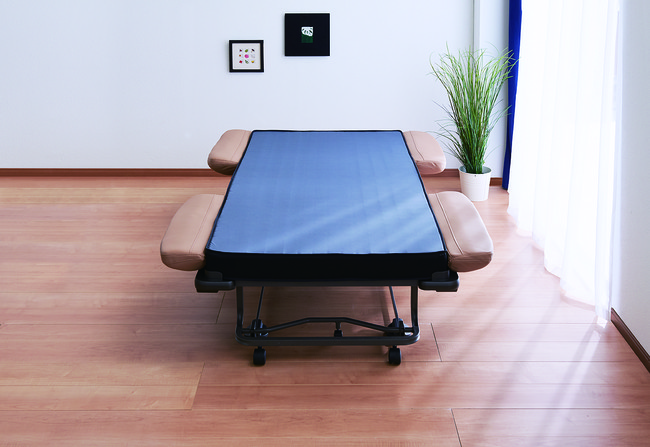 2モーター電動リクライニングで起き上がりをサポート オプション装備で