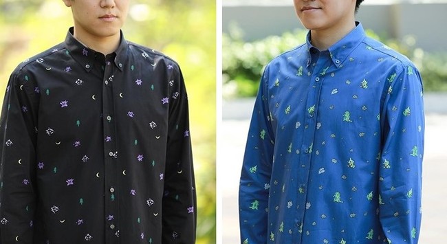 ポケモンの柄を組み合わせてつくる「ポケモンシャツ