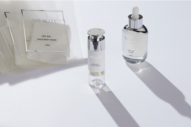 ヒト幹細胞培養液を2種類(※1)高配合したスキンケアシリーズ「AVEAUTE