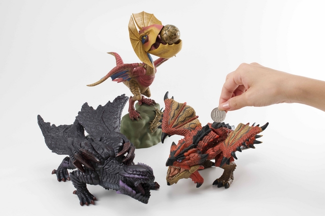 モンスターハンター」モンスターフィギュア貯金箱登場！ | 株式会社