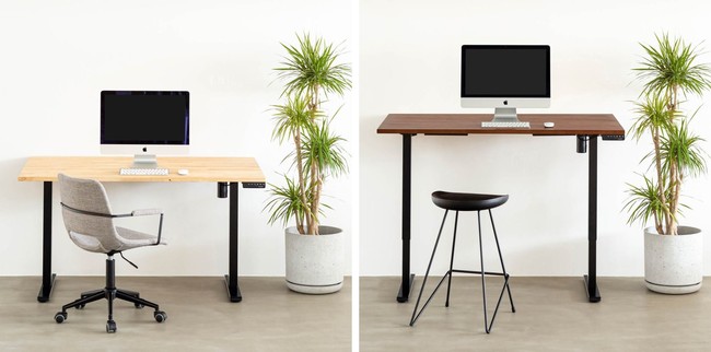 Kanademono新商品】高さを変えられる、電動昇降脚のテーブルを再発売