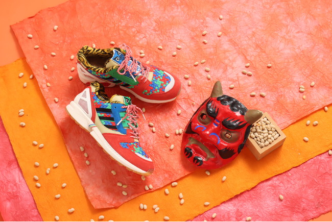 atmosよりadidas Originals ATMOS “SETSUBUN PACK” ZX 2K BOOST PURE