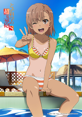 TVアニメ『とある科学の超電磁砲S』御坂美琴のアクリルアートプレート