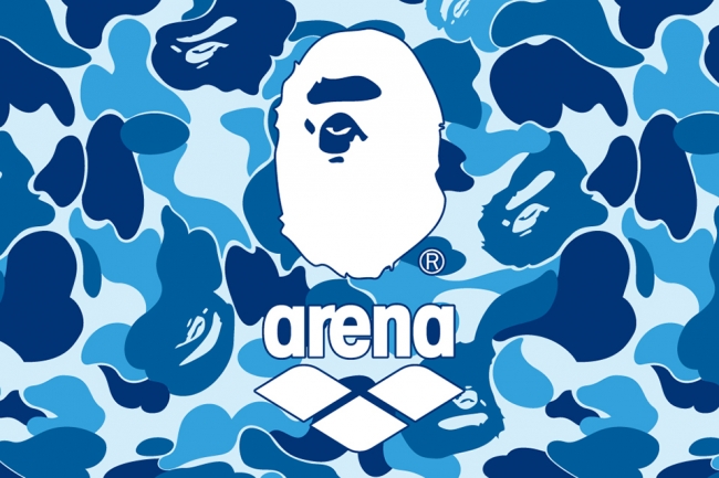 A BATHING APE® x arena | 株式会社 ノーウェアのプレスリリース