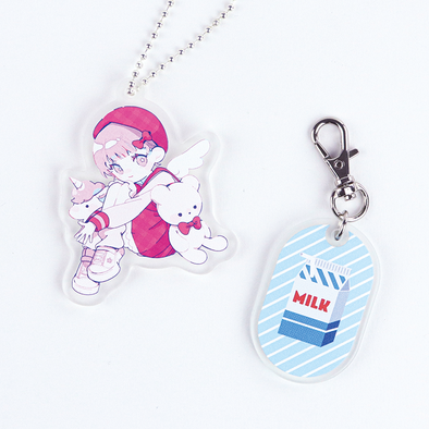 マットアクリルキーホルダー｜1個から作成｜印刷通販【デジタ】