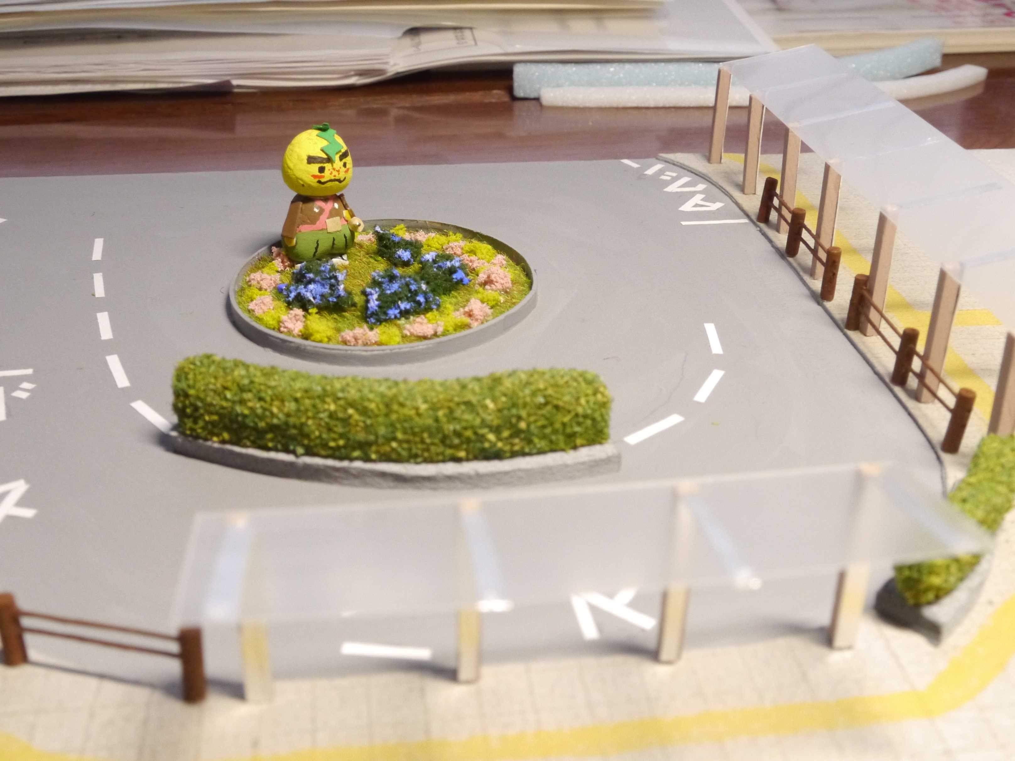 駅前ロータリー ③ - イノッチの鉄道模型ブログ