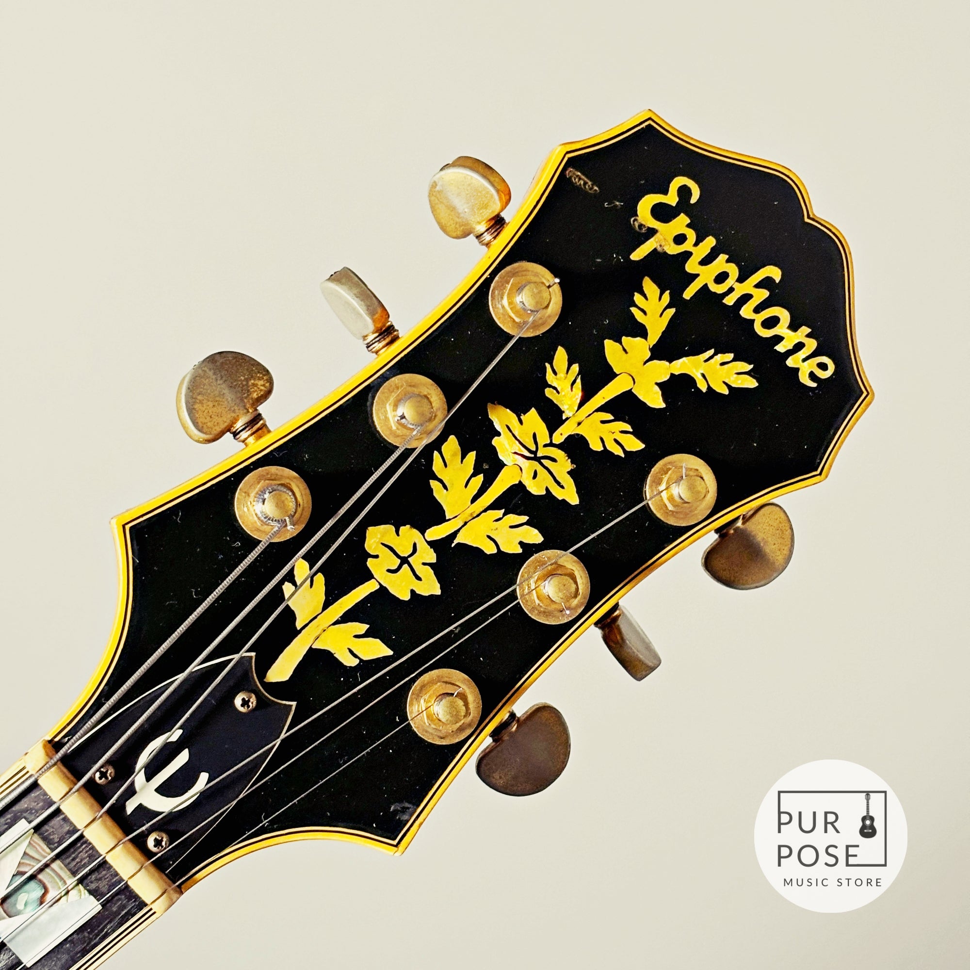 中古/試奏動画あり】Epiphone Emperor Blue label フルアコ 日本製