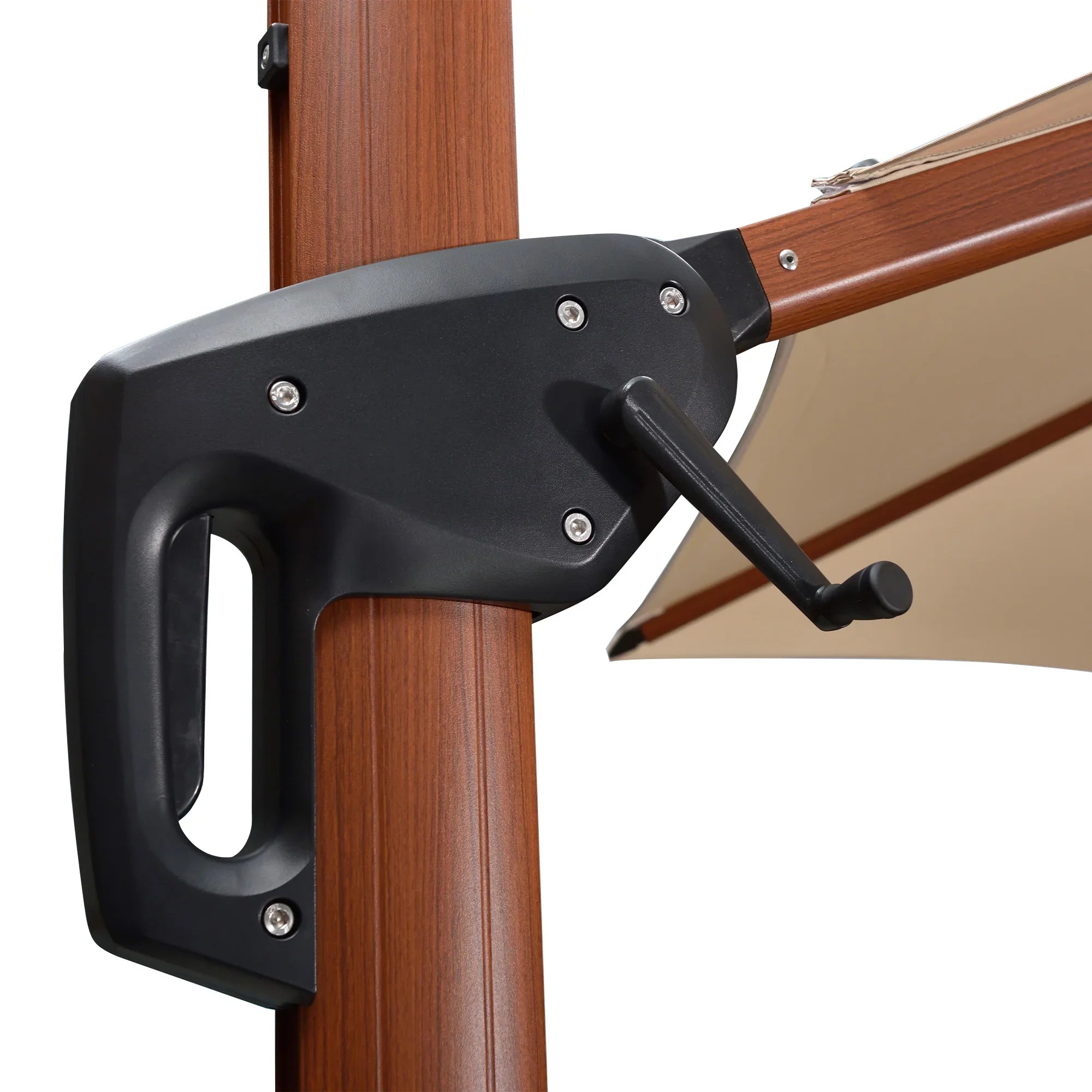 Upgrade Your Cantilever Umbrella with Big Handle | Easy Cranking