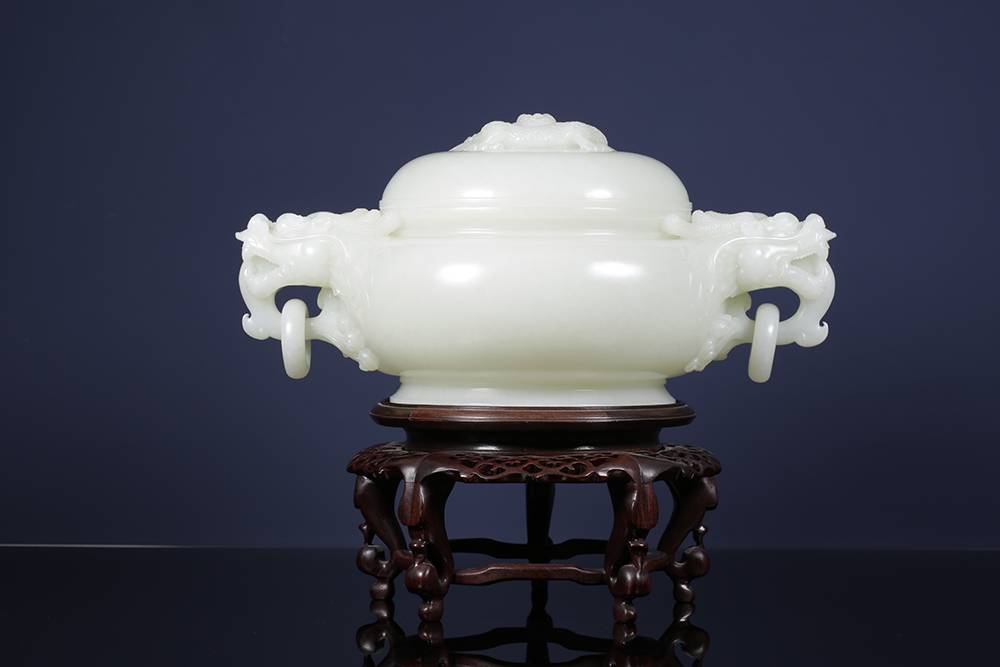 结缘赏丨藏玉标王《龙首双耳活环香炉》和田玉鉴定保养知识大全-藏玉网