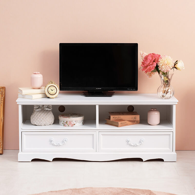 テレビ台 アンティーク調 完成品 取っ手が選べる [幅110] Kira