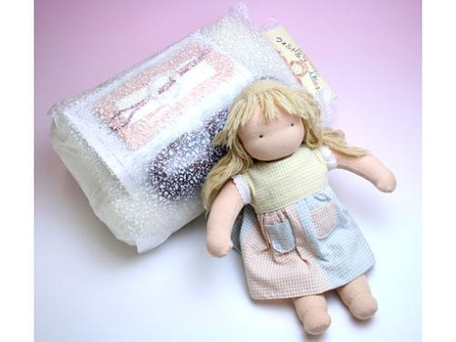 木のおもちゃ カルテット / ウォルドルフ人形B体 縫製済｜スウェーデン