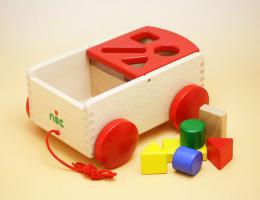 木のおもちゃ カルテット / N車付きポストボックス｜ドイツ・ニック社