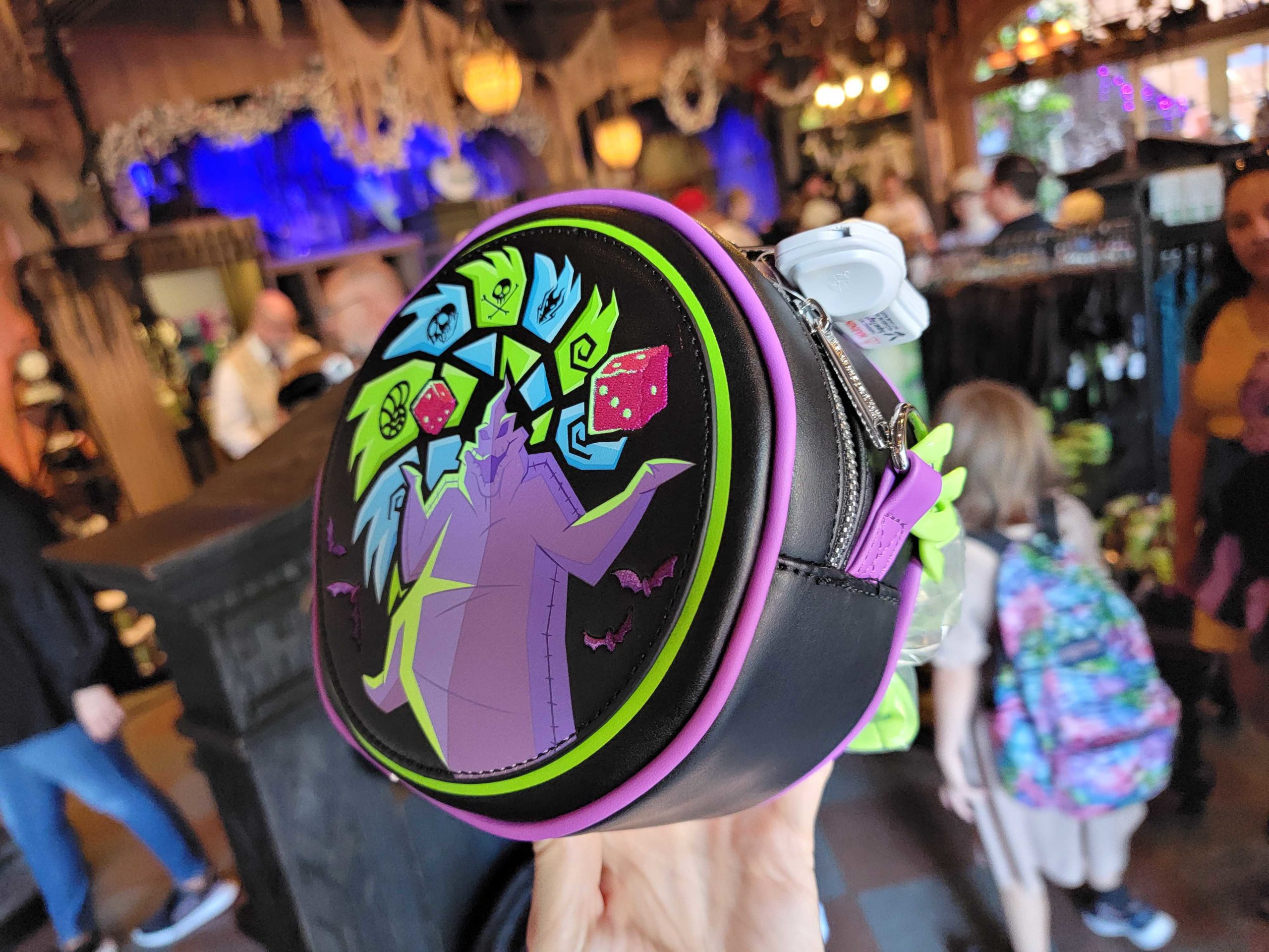 Oogie Boogie Round Crossbody Bag by Loungefly Available at