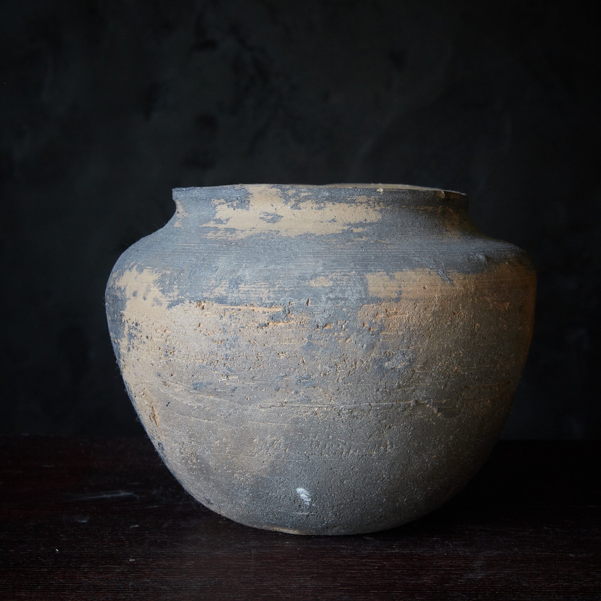 奈良-平安時代 須恵器叩文壺（710–1185CE） | 入蘆花（ロカニイル）