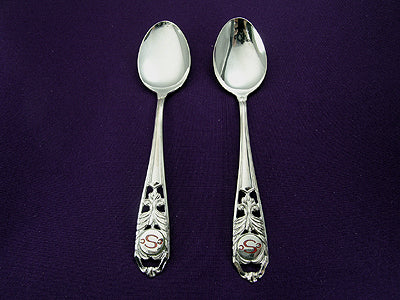 中古】 【SALE】【中古】◎SV600 銀製スプーン2本セット 中古広場◇銀