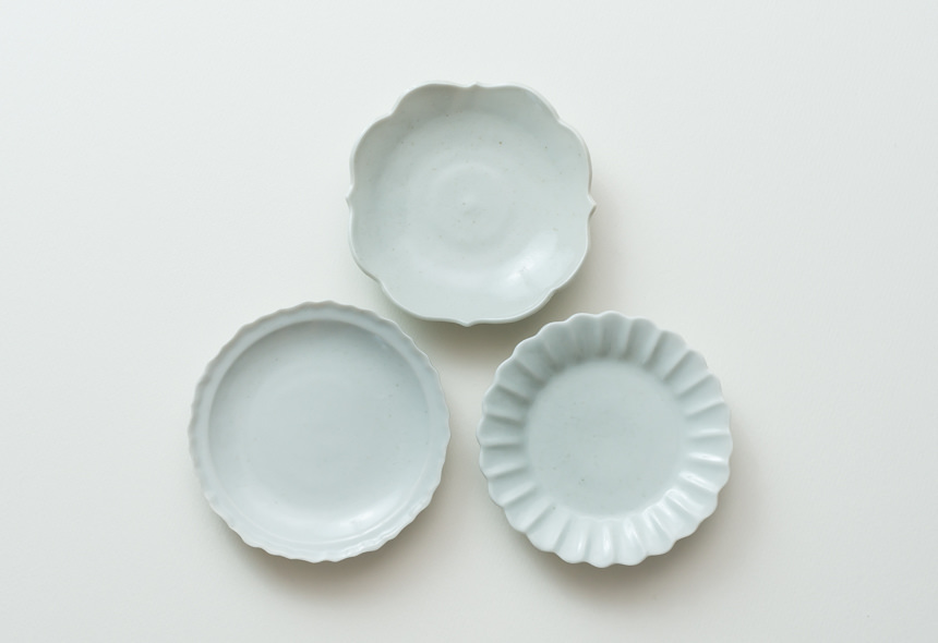 菊型小皿 李朝白磁 | オンラインショップ | 生活購買店reed