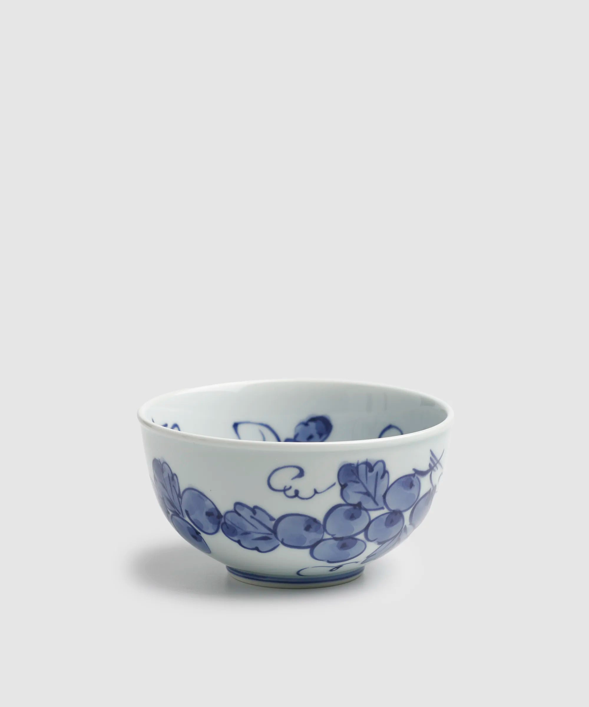 ぶどう絵 - 玉渕4.5寸丼 | 有田焼(ありたやき)の専門通販 Realita