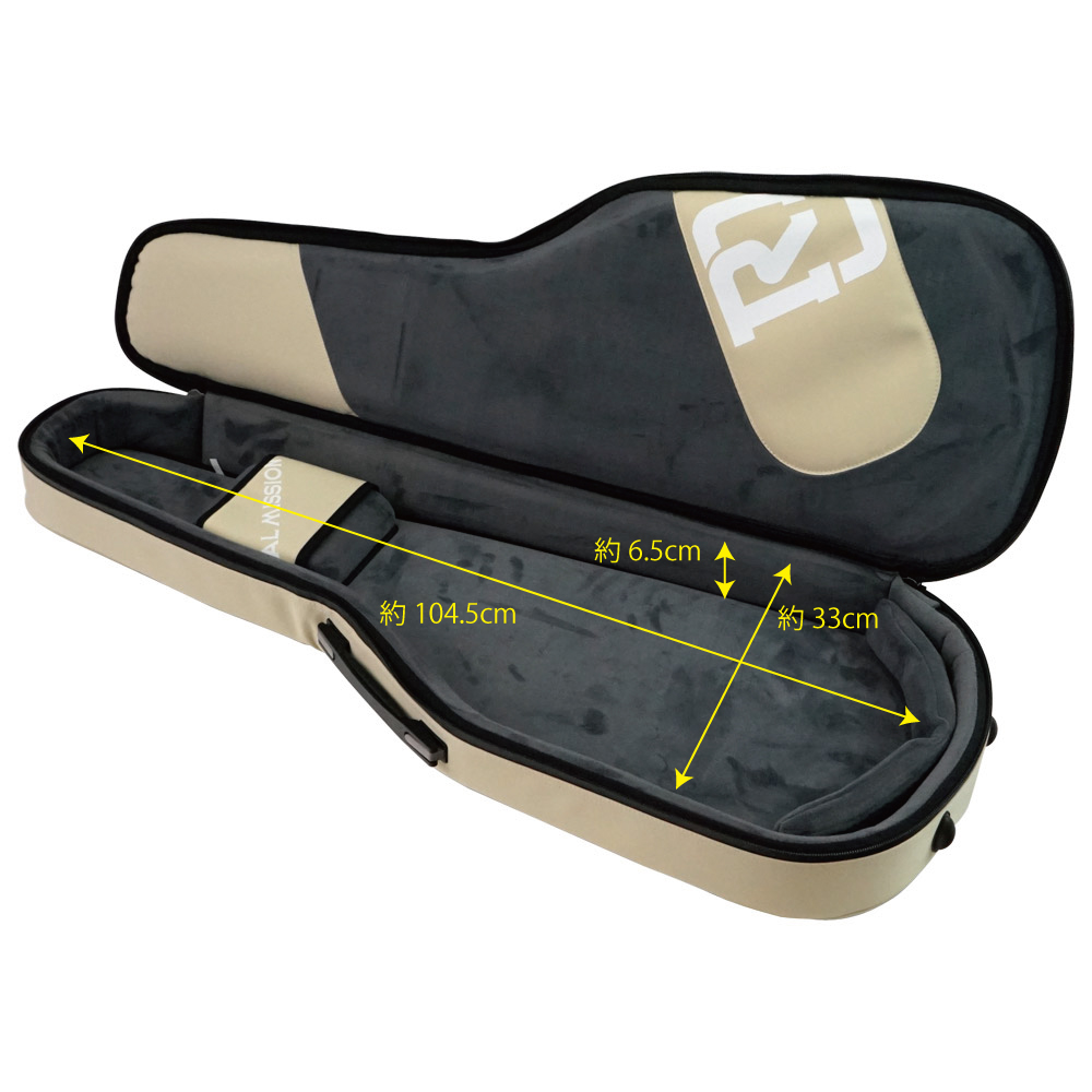 Venus 02-E Cream 防水 エレキギターケース ギグバッグ | REAL MISSION