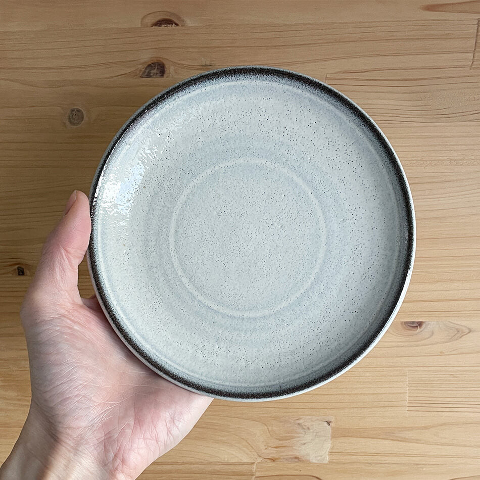 小石原焼 小石原焼き 5寸皿 藁白 小皿 15.0cm マルダイ窯 陶器 皿 和