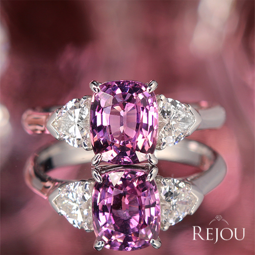 ピンクパープルタンザナイト（パープルゾイサイト） 2.1ct ハート