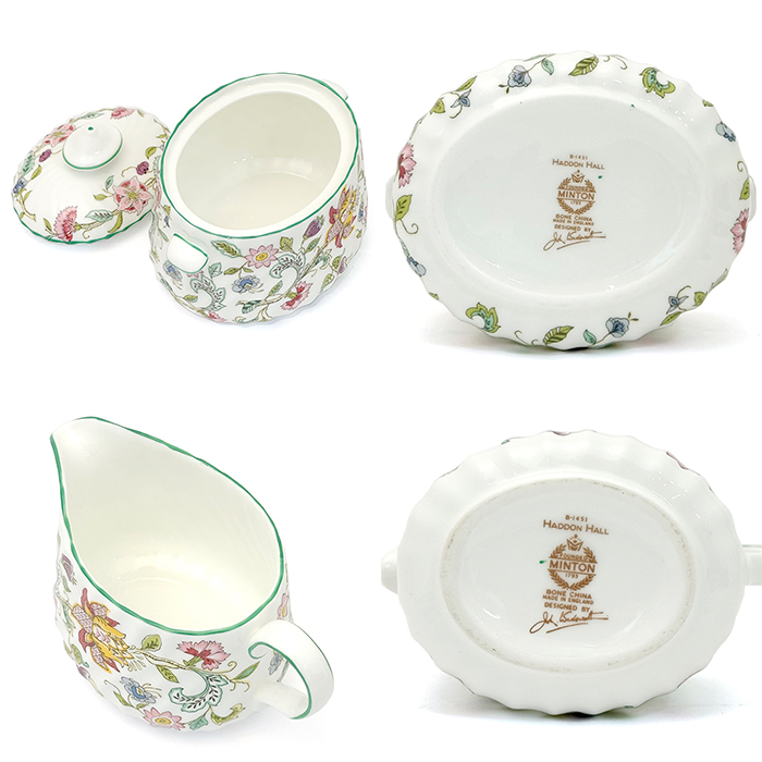 ミントン(MINTON) カップ&ソーサー&プレート&ティーポット&シュガー