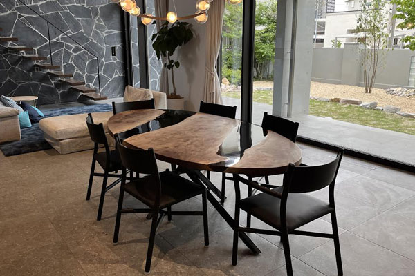 楕円レジンテーブル レジンテーブル|レジンテーブル専門店 RESIN-SPACE