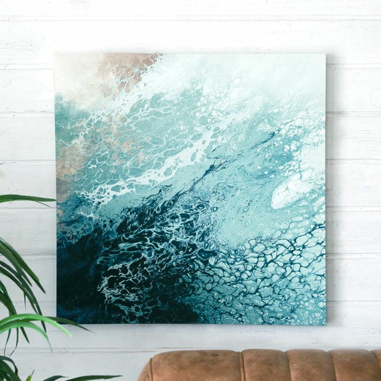 アートパネル Deep sea 深海 キャンバス アート 幅50cm 高さ50cm