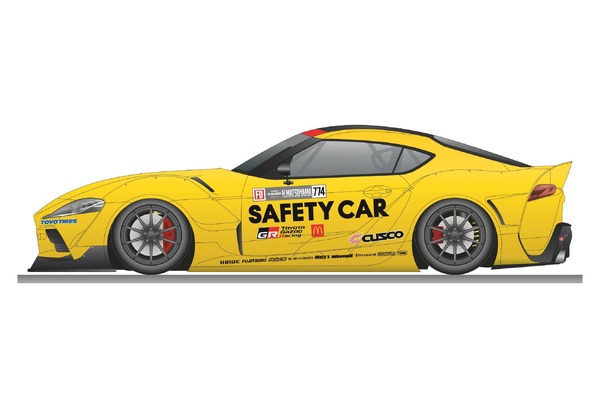 トヨタ×マクドナルド×トミカの『GRスープラ セーフティカー』仕様車両