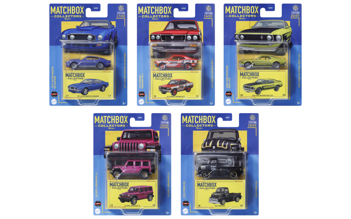 初代ヴァンテージがマッチボックスで復活！新アイテムが13台登場の