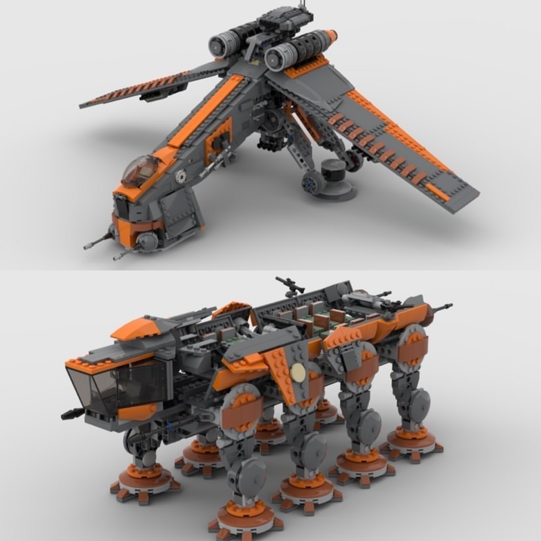GEO DROPSHIP & AT-OT / AT-TE (COMBO SET)