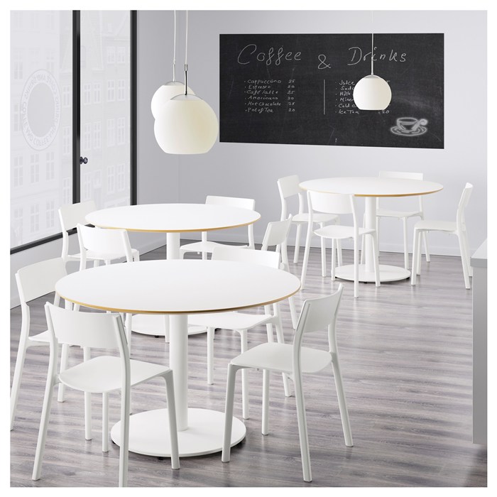 BILLSTA 4 seats round table White - Dining tables - Furniture