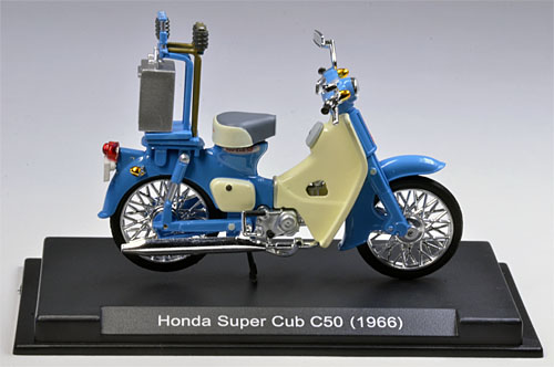 スーパーカブのミニカー図鑑 スーパーカブC50出前機付き