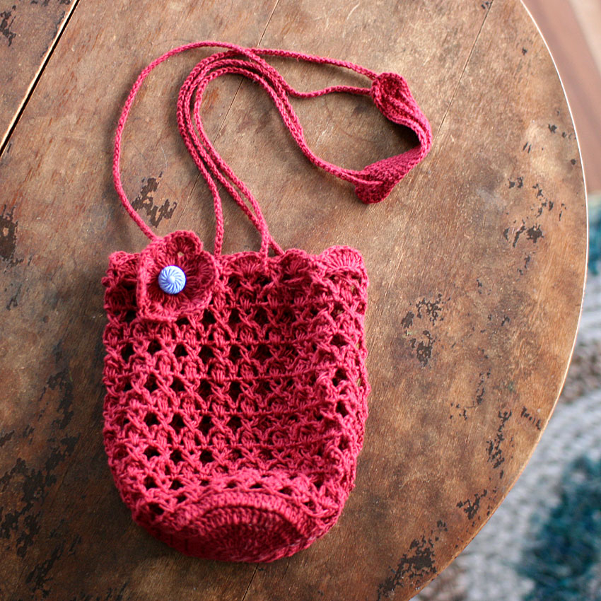 かぎ針編み無料編み図「おつかいショルダー」 | かぎ針編みレシピ