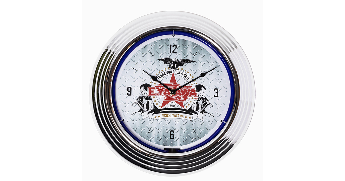 ネオンウォールクロック(LOGOS)THE BOSS｜DIAMOND MOON通信販売｜矢沢