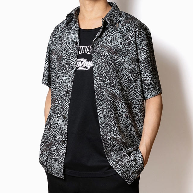 半袖シャツ(ロゴ)レオパード｜DIAMOND MOON通信販売｜矢沢永吉公式サイト