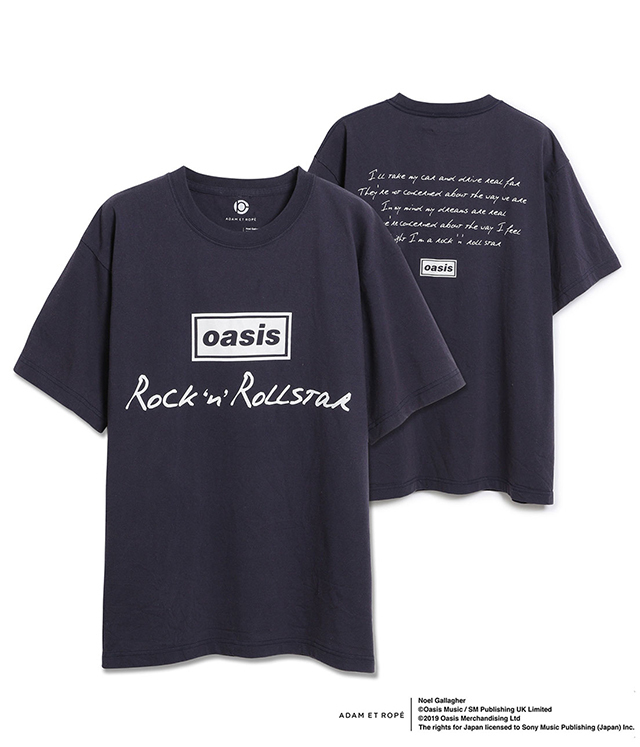 アダム エ ロペよりオアシスのリリックTシャツ新作が発売！ 公式として