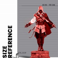 お値段70万円以上！“最強のアサシン”エツィオの1m超えスタチューが登場