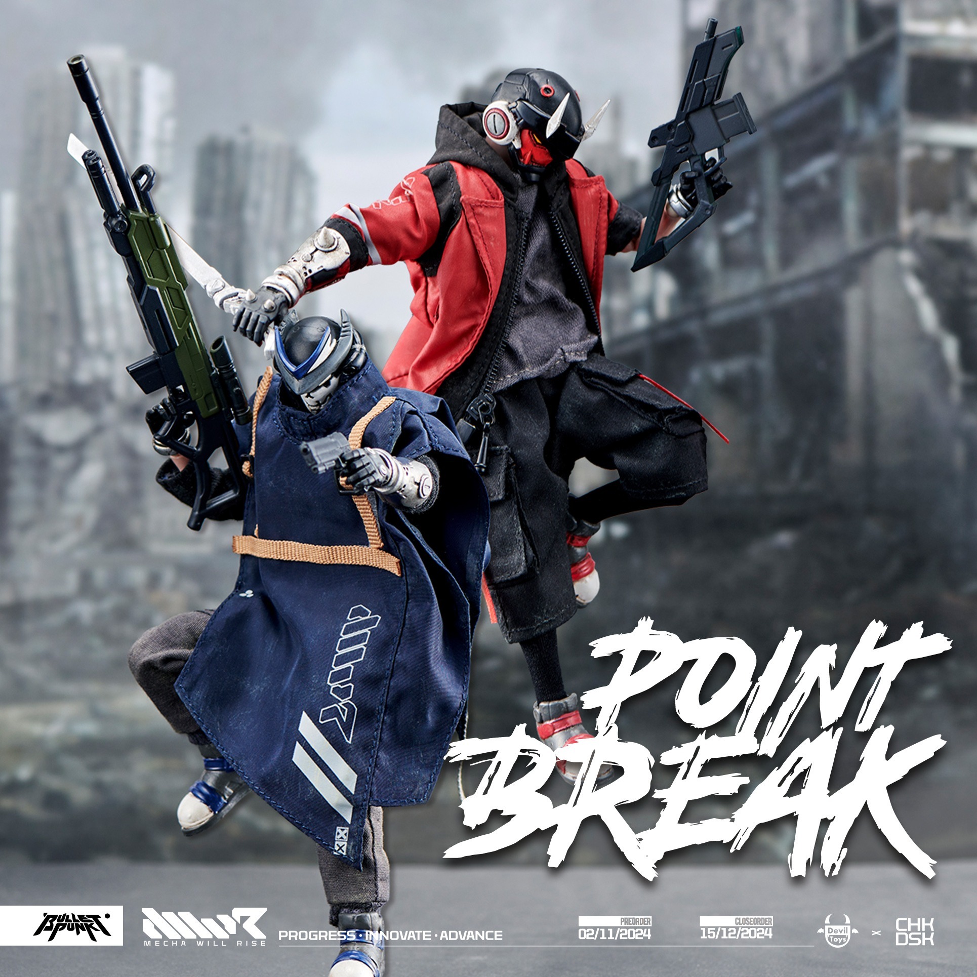 Devil Toys Carbine (Point Break Version) 1:12 Scale Action Figure