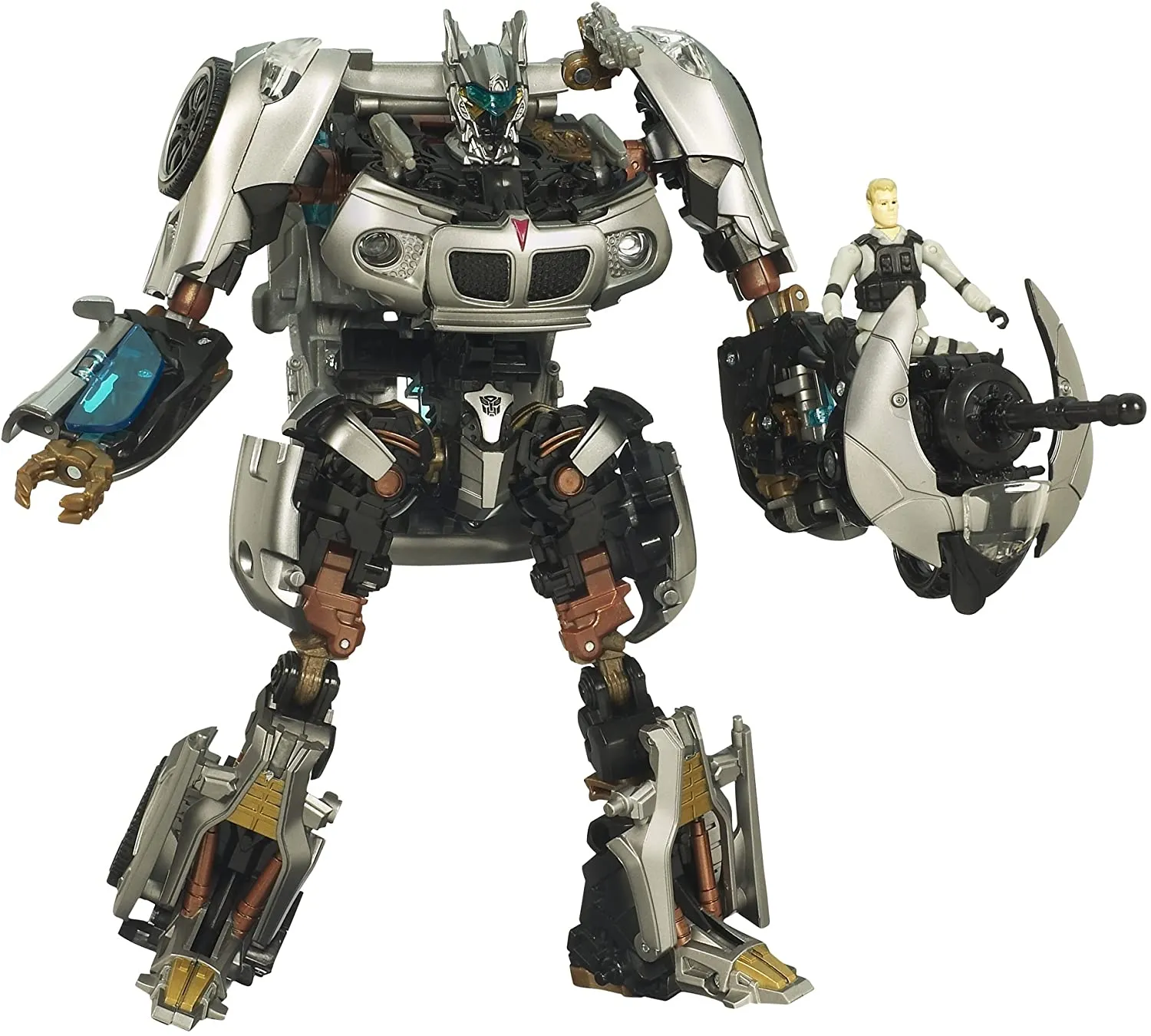 Autobot Jazz with Captain Lennox | Human Alliance Transformers