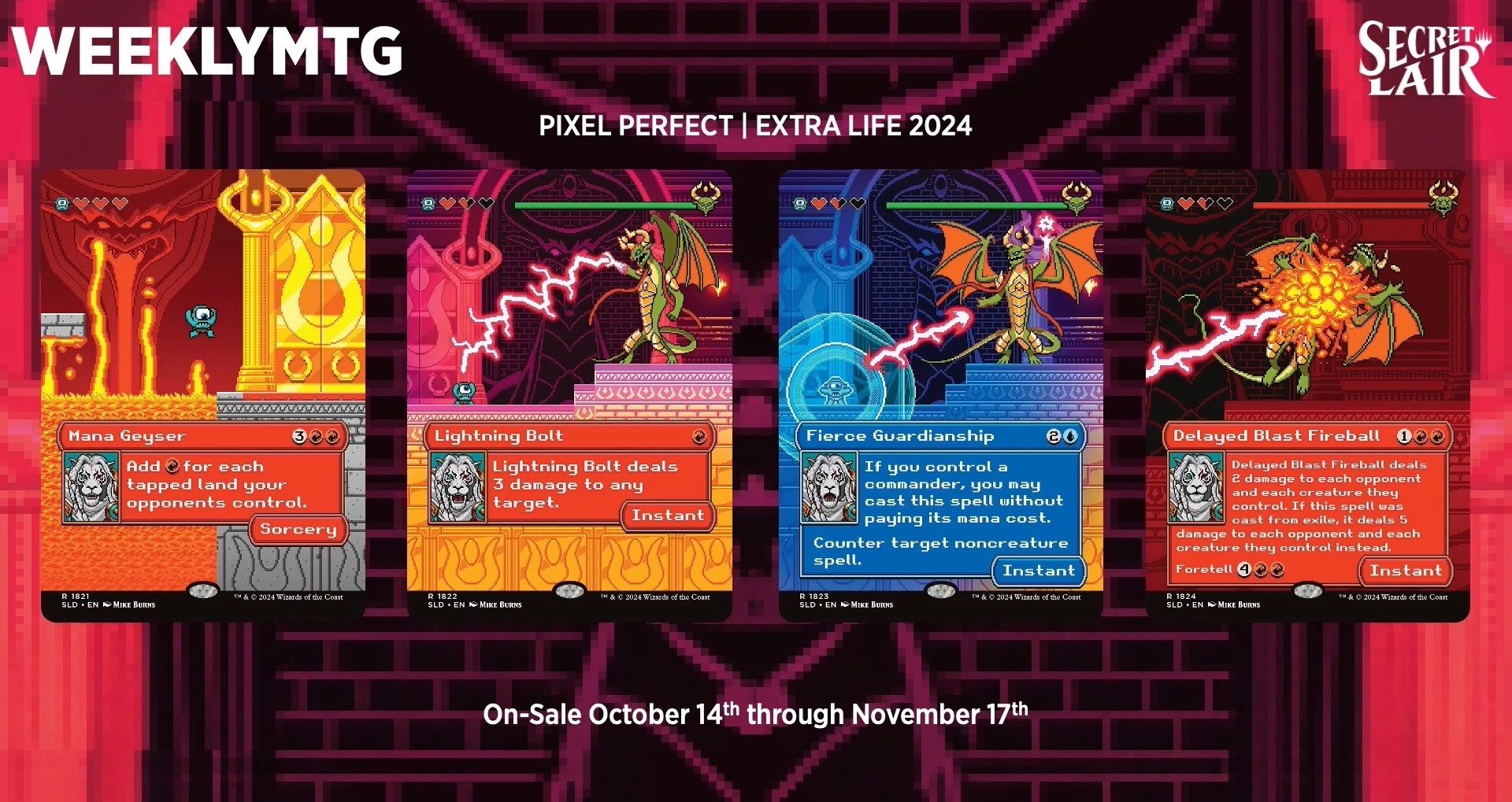MTG Teams Up With Extra Life For New Pixel Art Secret Lair - Star