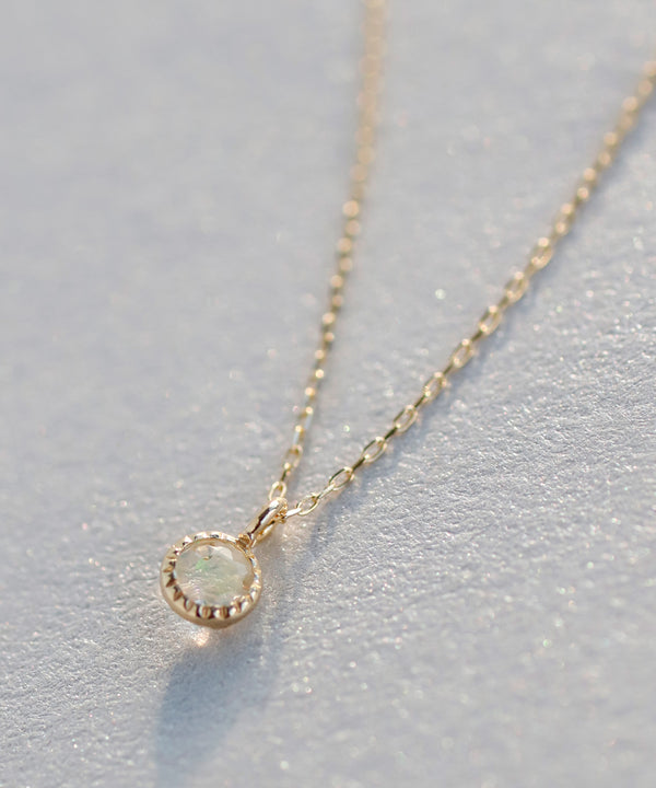 mimi33】オパールネックレス[K10][Basic]｜アネモネ・シエナロゼ