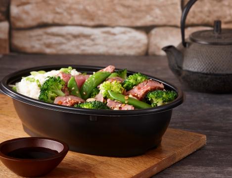 Black 30 oz. Oval Bowl | Sabert