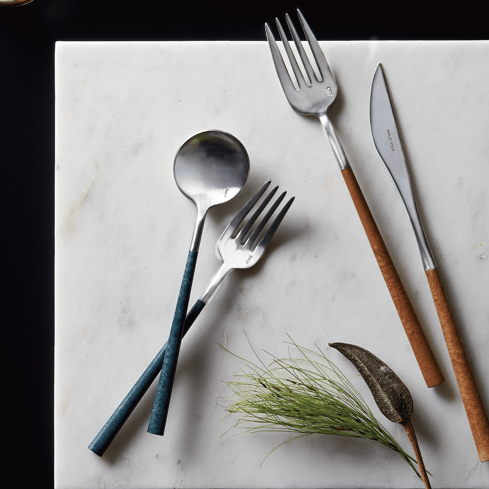 ポーラ マーブル テーブルフォーク（キャメルブラウン） – 箸