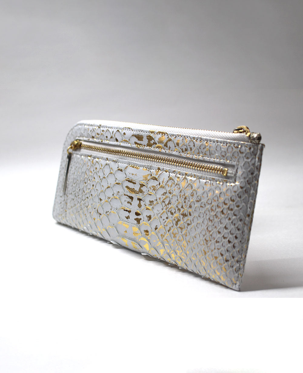 パイソン L字財布 SAロゴ付き 1887