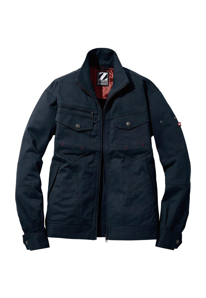 Z-DRAGON 71200 自重堂 綿100% 消臭 抗菌 ジャンパー【秋冬用】 - 作業