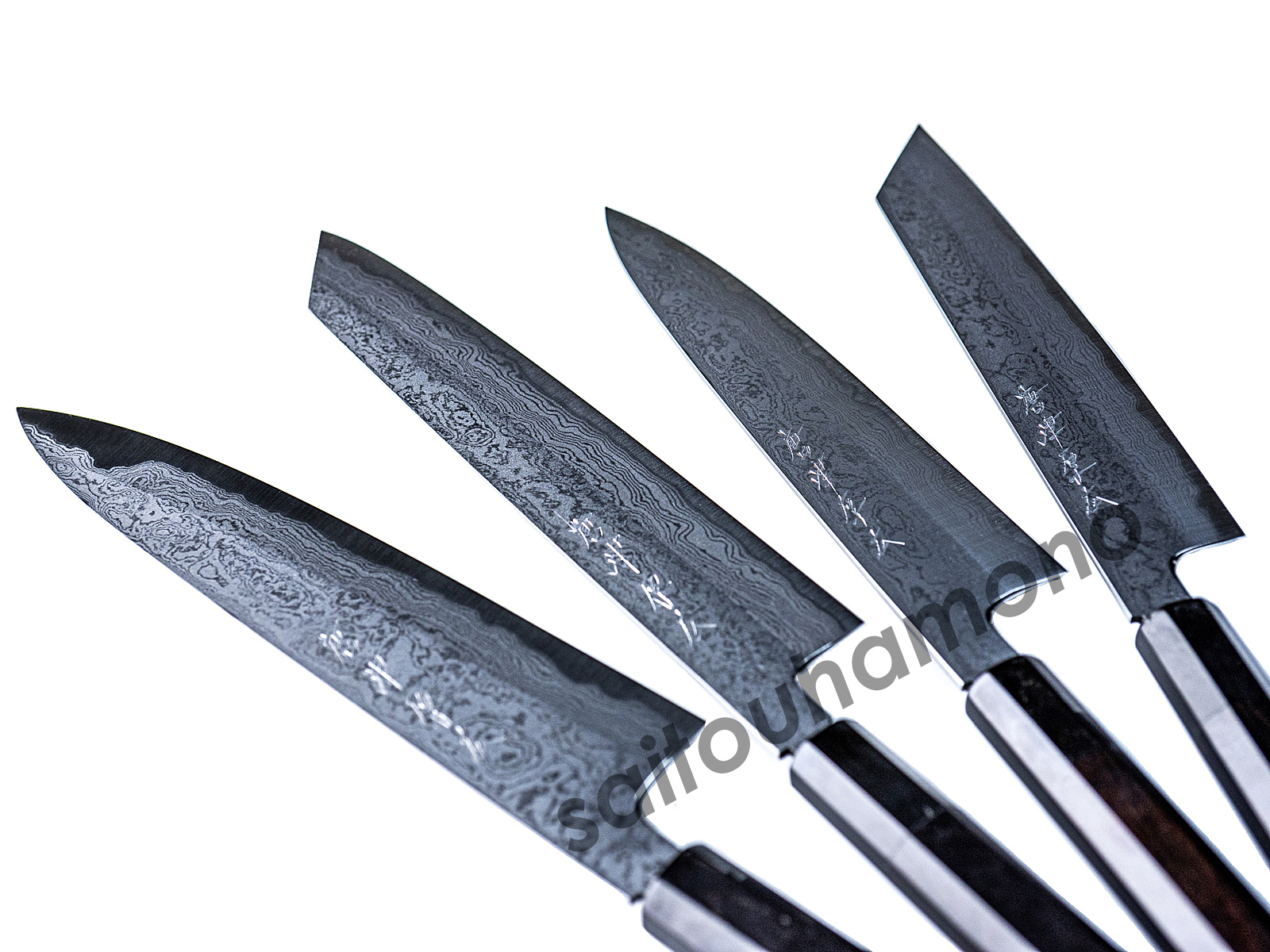 唐津厚広青一鋼割込ダマスカス和牛刀の通販「サイトウ刃物店」