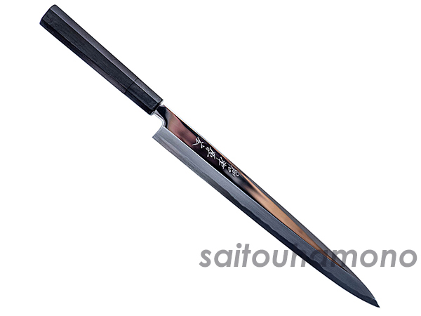 唐津厚広青紙スーパー鋼鏡面柳刃包丁の通販「サイトウ刃物店」