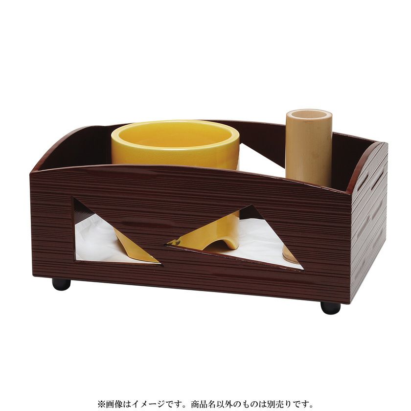 茶道具 莨盆（煙草盆・たばこぼん） 鱗透莨盆 一閑塗 即中斎