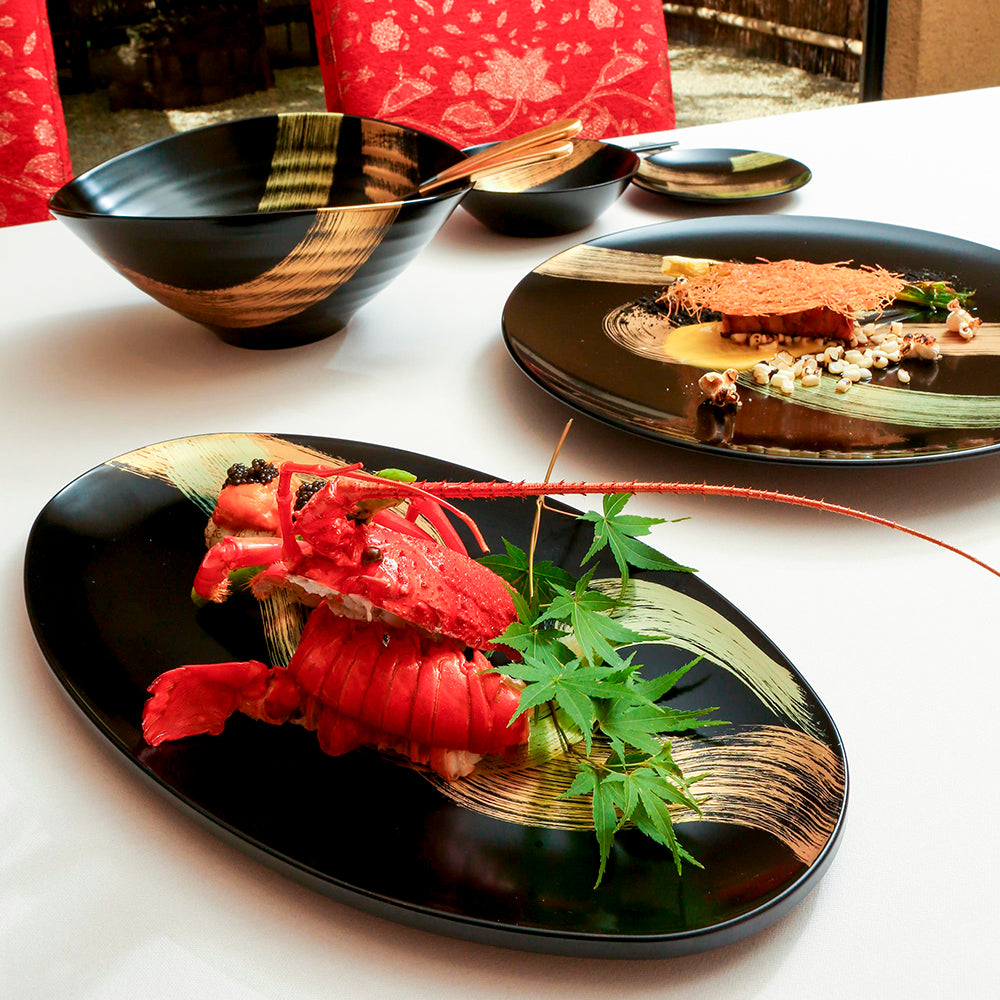 お正月にふさわしい宮内庁御用達漆器 「山田平安堂」の「龍シリーズ